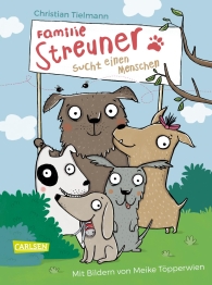 Cover von „Familie Streuner sucht einen Menschen“