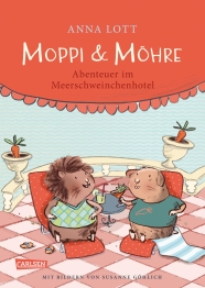 Cover von „Moppi und Möhre - Abenteuer im Meerschweinchenhotel“