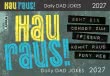 Cover von „HAU RAUS! Daily Dad Jokes 2027“