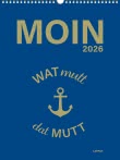 MOIN Wandkalender 2026 - Watt mutt, dat mutt