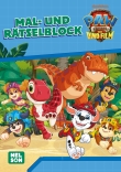 Cover von „PAW Patrol - Der Dinofilm: Mal- und Rätselblock “