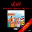 Cover von „Uli Stein Schwarzer Kalender 2027: Monatskalender für die Wand“
