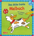 Ausmalbilder für Kita-Kinder: Das dicke bunte Malbuch mit lustigen Reimen