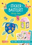 Bastelset für Kinder: Sticker-Bastelset: Glitzer-Tiere